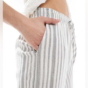 Zara - Coton Striped  Pants
